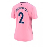 Everton James Tarkowski #2 Fotballklær Bortedrakt Dame 2022-23 Kortermet